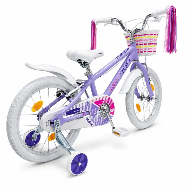 Bicicleta Copii Devron Cosmo - 18 Inch, Mov, Reambalat