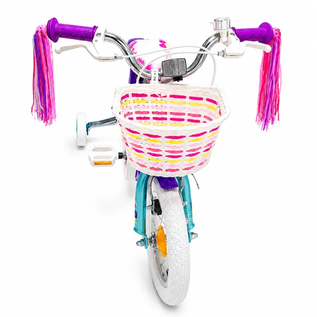 Bicicleta Copii DHS Icecream - 12 Inch, Roz, Reambalat