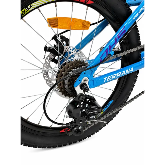 Bicicleta Copii Dhs Terrana 2023, model 2026 - 20 Inch, Albastru-Violet