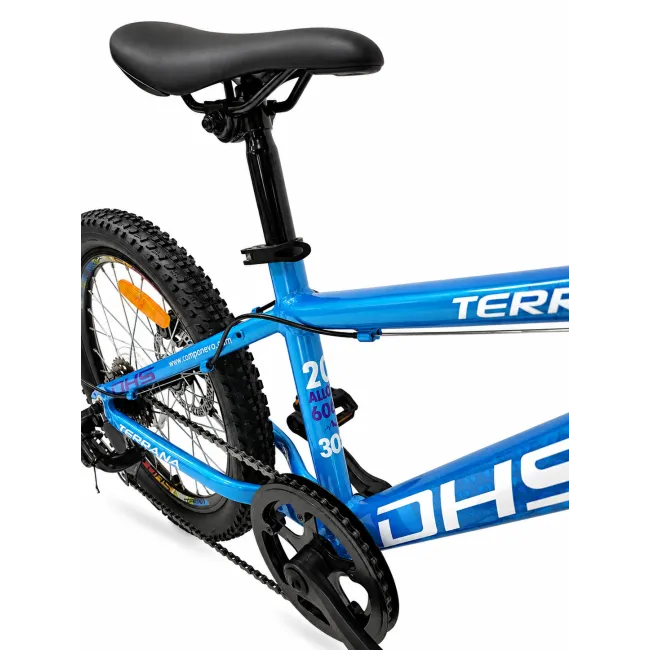 Bicicleta Copii Dhs Terrana 2023, model 2026 - 20 Inch, Albastru-Violet