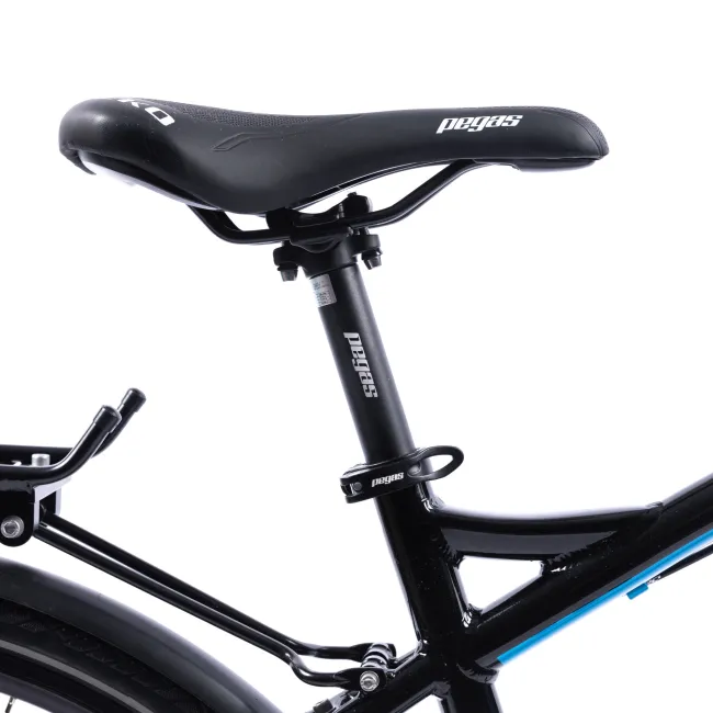 Bicicleta Trekking Pegas Hoinar - 28 inch, M, Negru