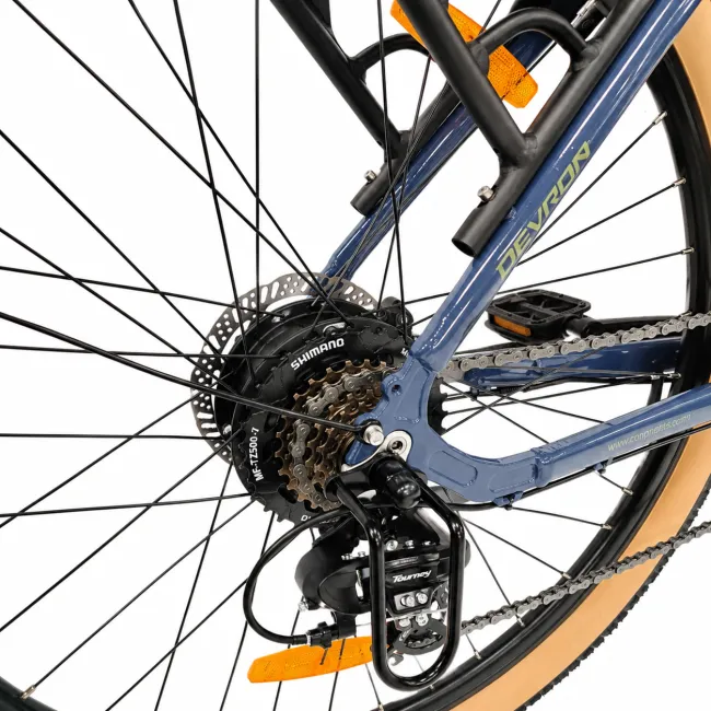Bicicleta electrica Oras Devron 28200 - 28 inch, L, Gri Inchis