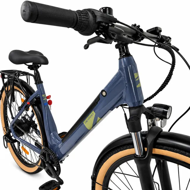 Bicicleta electrica Oras Devron 28200 - 28 inch, M, Gri Inchis