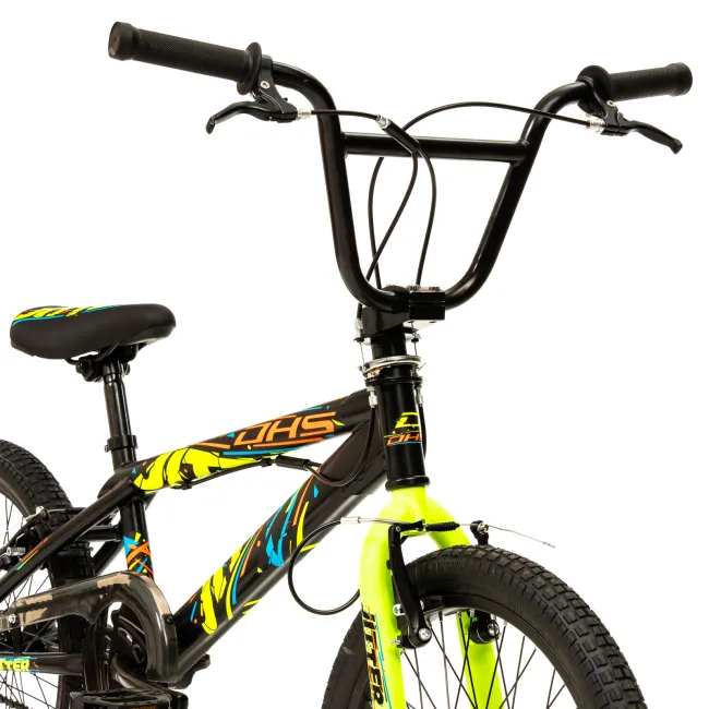 Bicicleta Copii DHS Jitter - 20 Inch, Negru, Reambalat