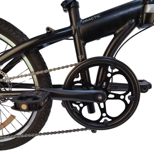 Bicicleta Pliabila Devron Practic 10 - 20 inch, Negru, Reambalat