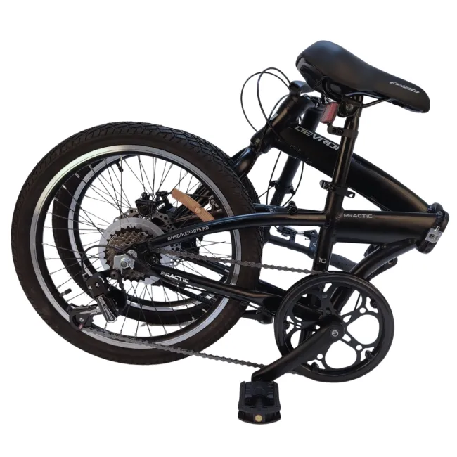 Bicicleta Pliabila Devron Practic 10 - 20 inch, Negru, Reambalat