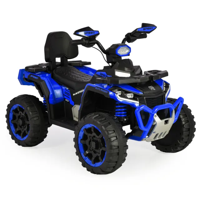 ATV electric pentru copii Moni BO Speed Albastru
