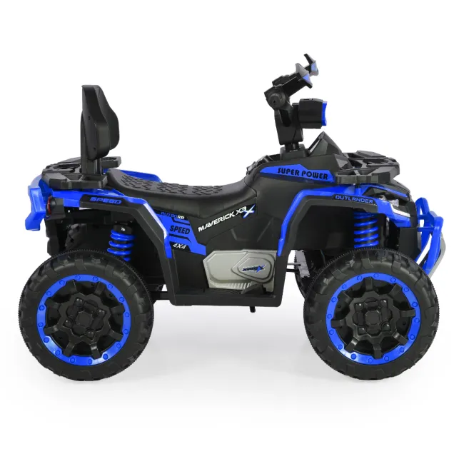ATV electric pentru copii Moni BO Speed Albastru