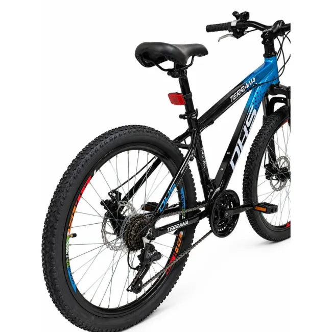 Bicicleta Copii Dhs Terrana 2423C, model 2026 - 24 Inch, Albastru-Negru
