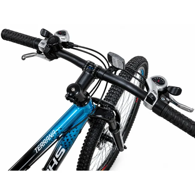 Bicicleta Copii Dhs Terrana 2423C, model 2026 - 24 Inch, Albastru-Negru