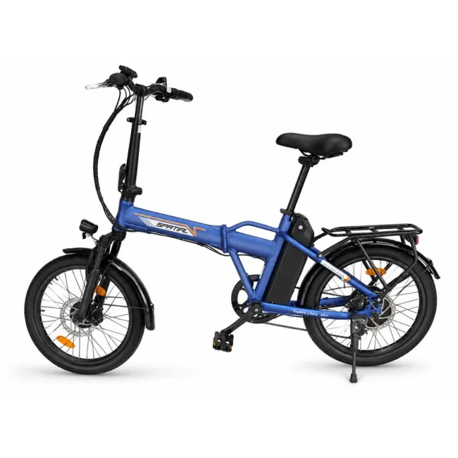 Bicicleta electrica pliabila Spatial Elite Man 1.1 - 20 inch, Albastru