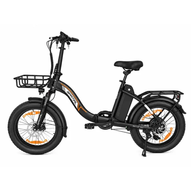 Bicicleta electrica pliabila Spatial Parrot 1.2 - 20 inch, Negru