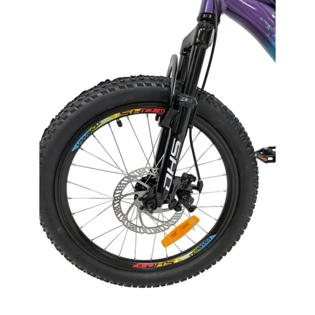 Bicicleta Copii Dhs Terrana 2023B, model 2026 - 20 Inch, Albastru-Violet