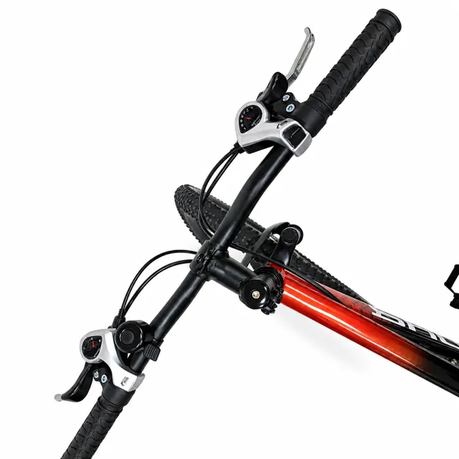 Bicicleta Copii Dhs Terrana 2423B, model 2026 - 24 Inch, Rosu-Negru