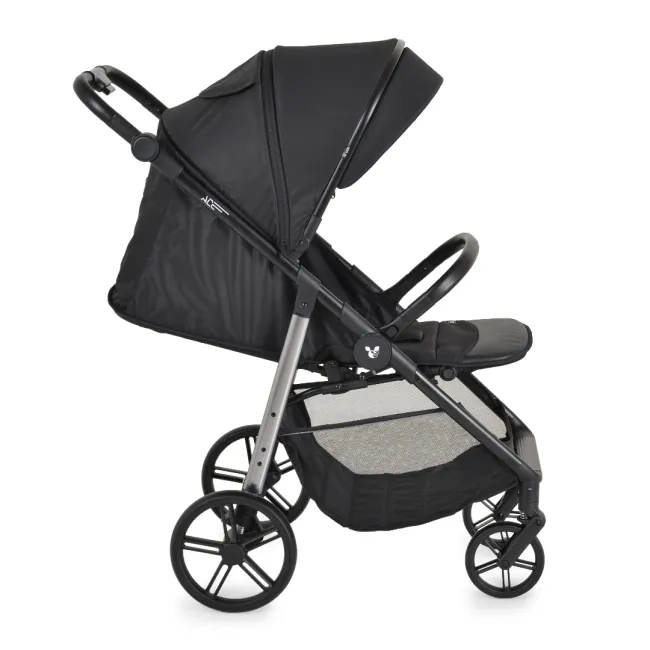 Carucior sport pentru copii Cangaroo Ace, pliabil compact, suspensie integrala, 0-4 ani, pana la 22 kg, Negru