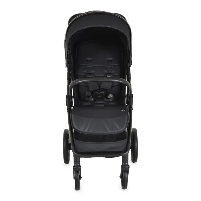 Carucior sport pentru copii Cangaroo Ace, pliabil compact, suspensie integrala, 0-4 ani, pana la 22 kg, Negru