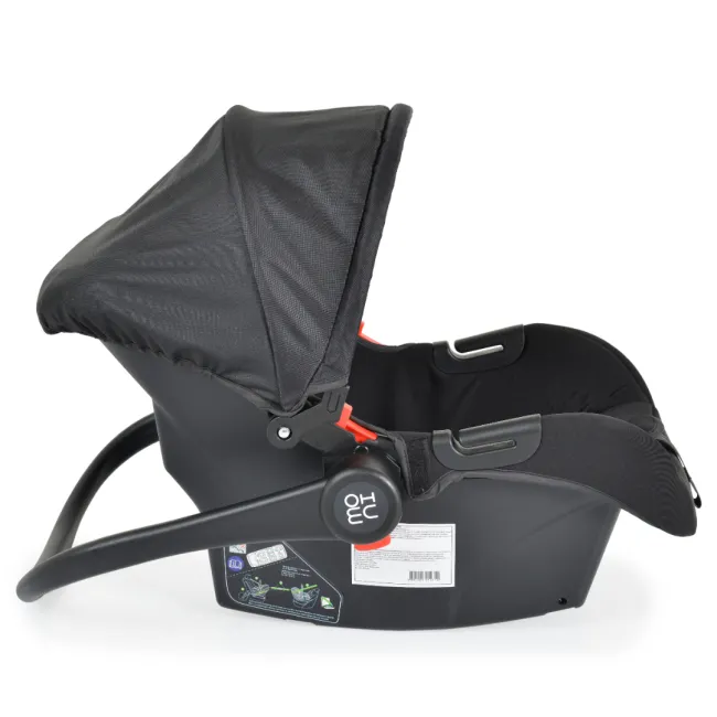 Cos auto tip scoica pentru bebelusi, Cangaroo Multi, 40-86 cm, 0-1.5 ani, siguranta si confort in masina, Gri