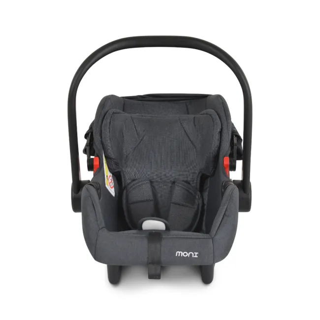 Cos auto tip scoica pentru bebelusi, Cangaroo Trio 40-86 cm, siguranta si confort in masina, Negru