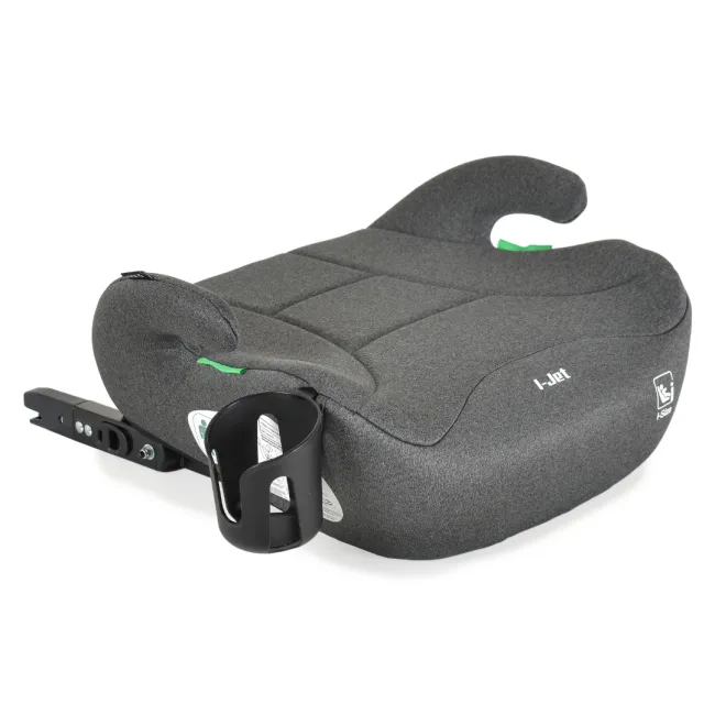 Inaltator auto copii Cangaroo I-Jet 125-150 cm, 6-12 ani, siguranta si confort in masina, Gri