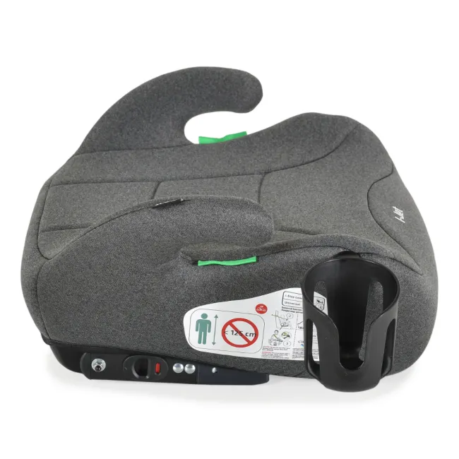 Inaltator auto copii Cangaroo I-Jet 125-150 cm, 6-12 ani, siguranta si confort in masina, Gri