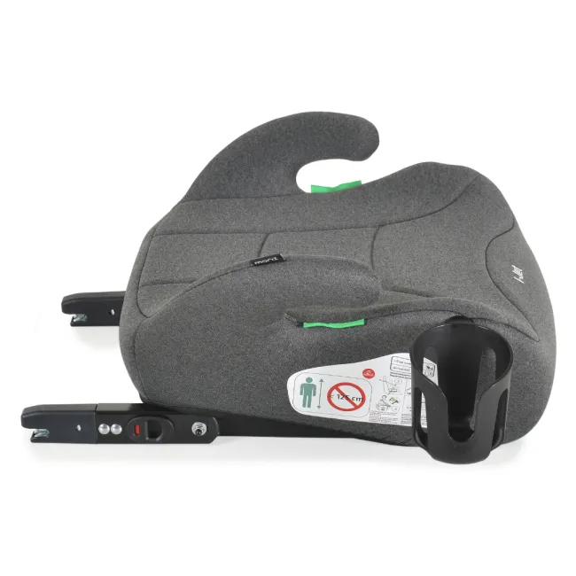 Inaltator auto copii Cangaroo I-Jet 125-150 cm, 6-12 ani, siguranta si confort in masina, Gri