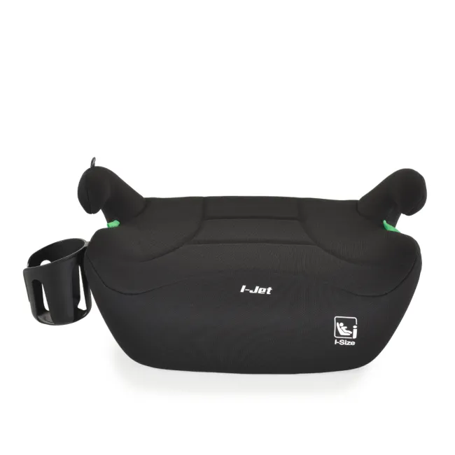 Inaltator auto copii Cangaroo I-Jet 125-150 cm, 6-12 ani, siguranta si confort in masina, Negru