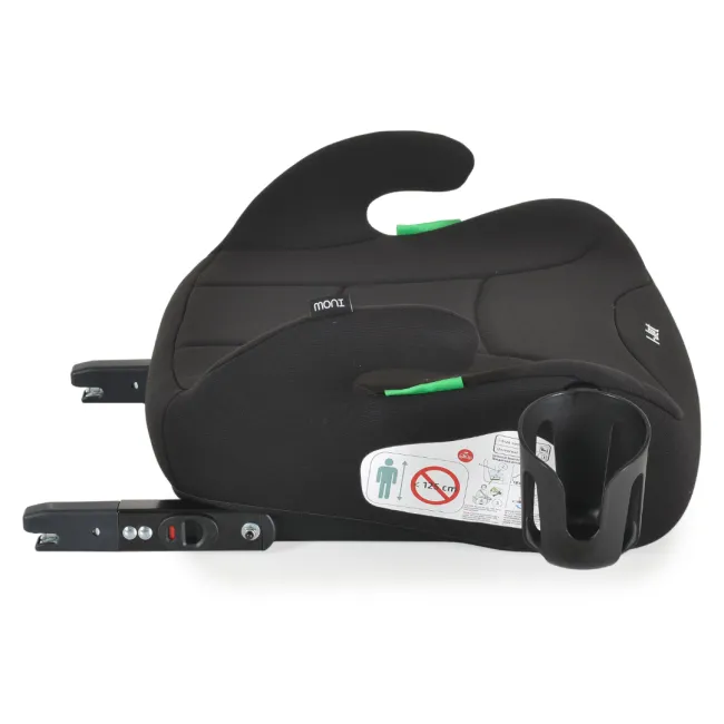 Inaltator auto copii Cangaroo I-Jet 125-150 cm, 6-12 ani, siguranta si confort in masina, Negru