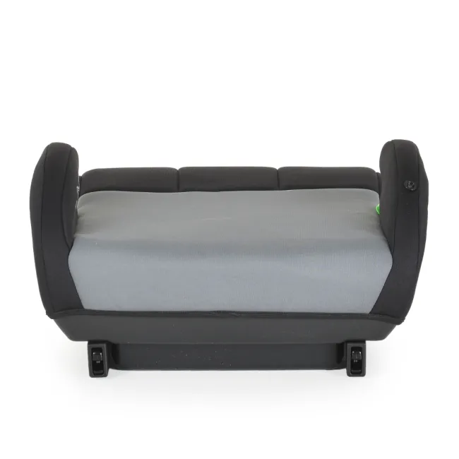 Inaltator auto copii Cangaroo Monza 125-150 cm, 6-12 ani, siguranta si confort in masina, Negru/Gri