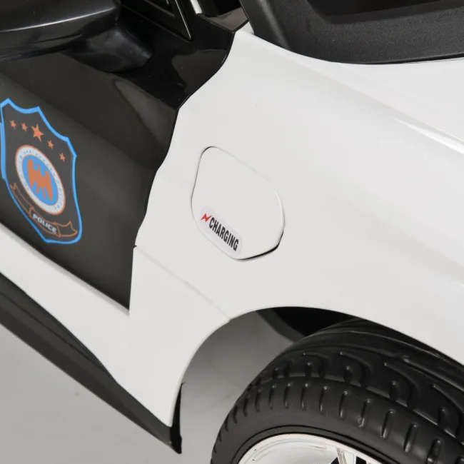 Masinuta electrica Audi RS e-tron Police pentru copii Moni, Alb