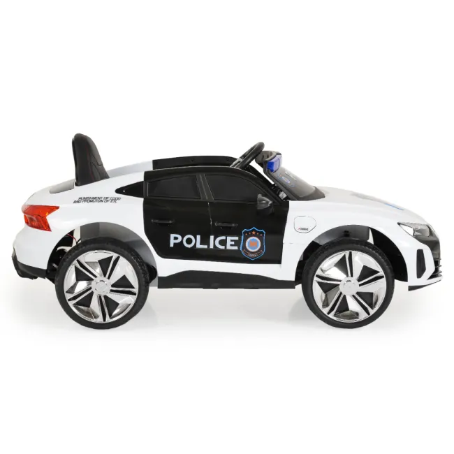 Masinuta electrica Audi RS e-tron Police pentru copii Moni, Alb