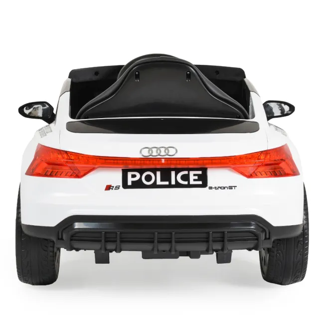 Masinuta electrica Audi RS e-tron Police pentru copii Moni, Alb