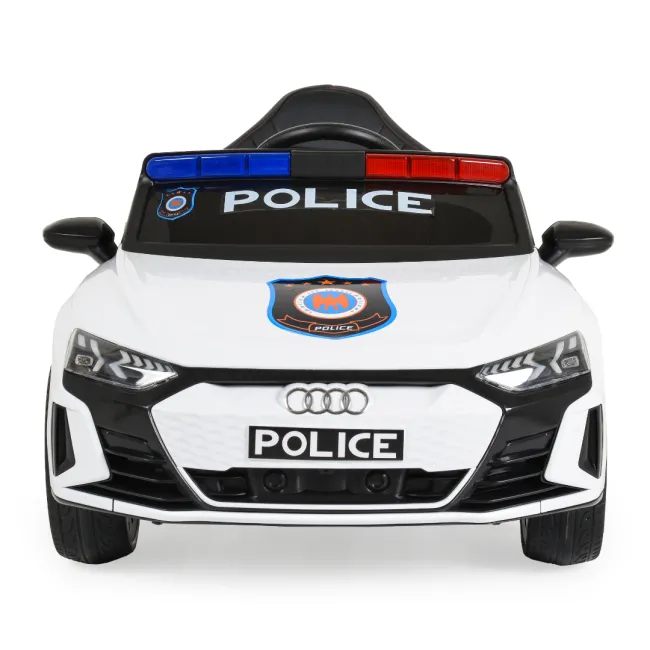 Masinuta electrica Audi RS e-tron Police pentru copii Moni, Alb