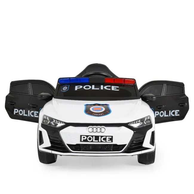 Masinuta electrica Audi RS e-tron Police pentru copii Moni, Alb