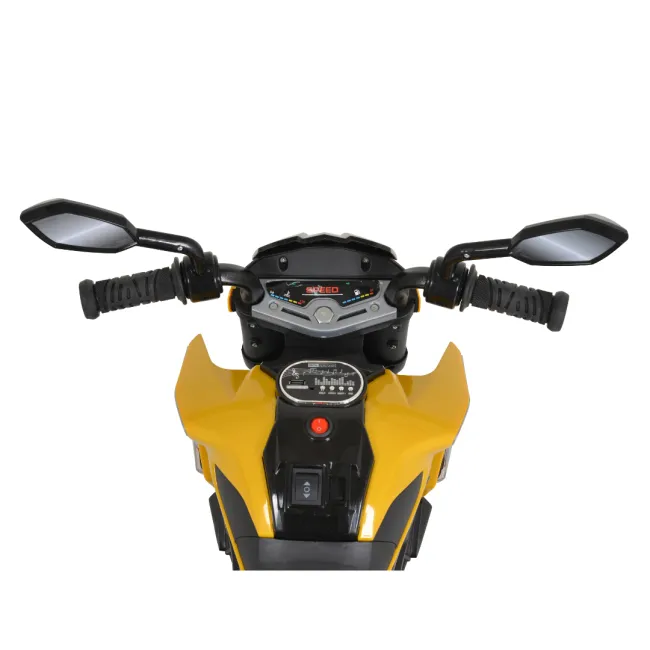 Motocicleta electrica pentru copii Moni BO Colombo, Galben