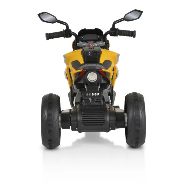 Motocicleta electrica pentru copii Moni BO Colombo, Galben