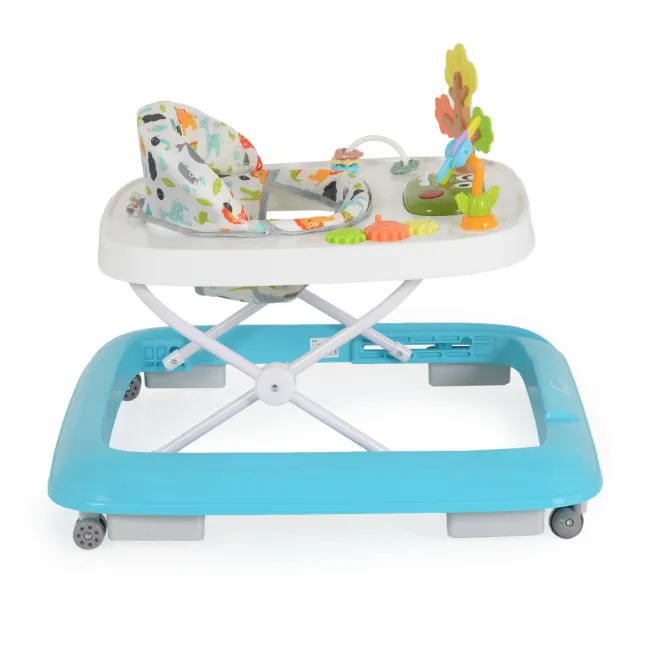 Premergator pentru bebelusi Moni Forest, centru de activitati, inaltime reglabila, Albastru