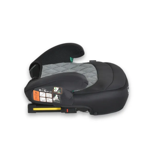 Scaun auto copii Cangaroo Jax 125-150 cm, 6-12 ani, siguranta si confort in masina, Gri/Negru