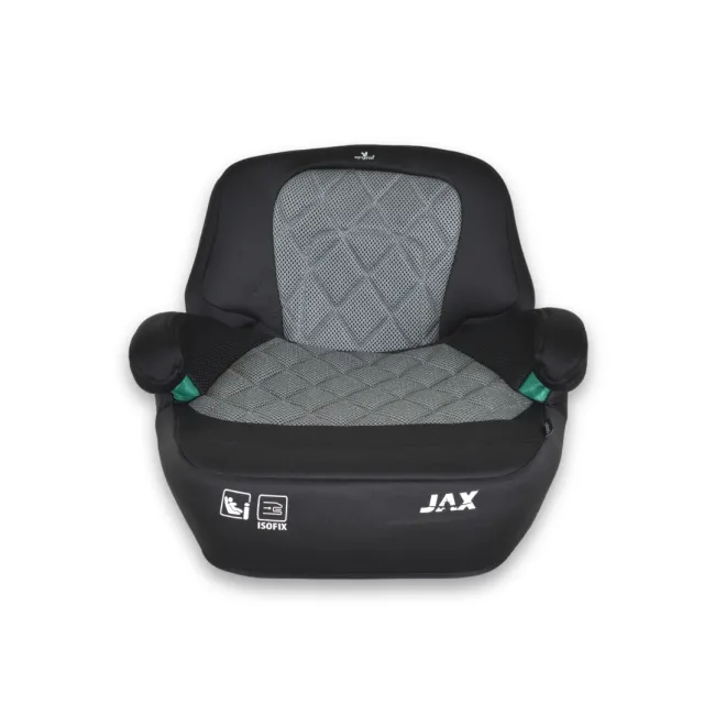 Scaun auto copii Cangaroo Jax 125-150 cm, 6-12 ani, siguranta si confort in masina, Gri/Negru