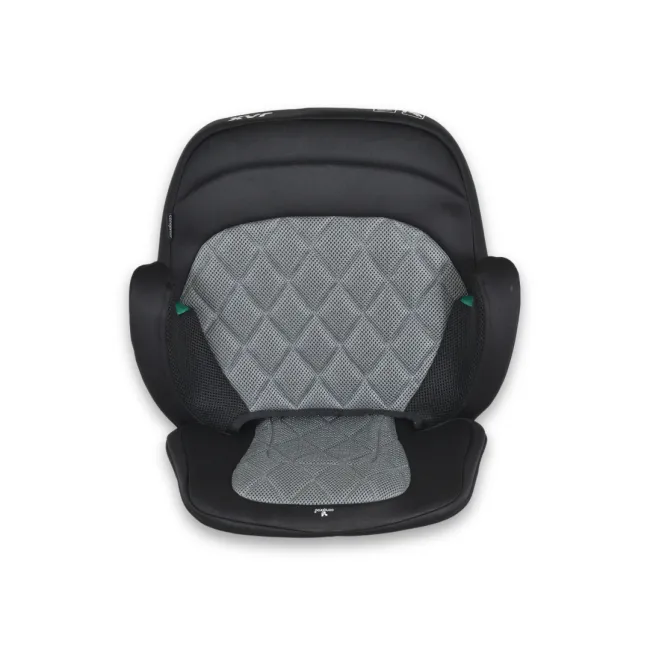 Scaun auto copii Cangaroo Jax 125-150 cm, 6-12 ani, siguranta si confort in masina, Gri/Negru