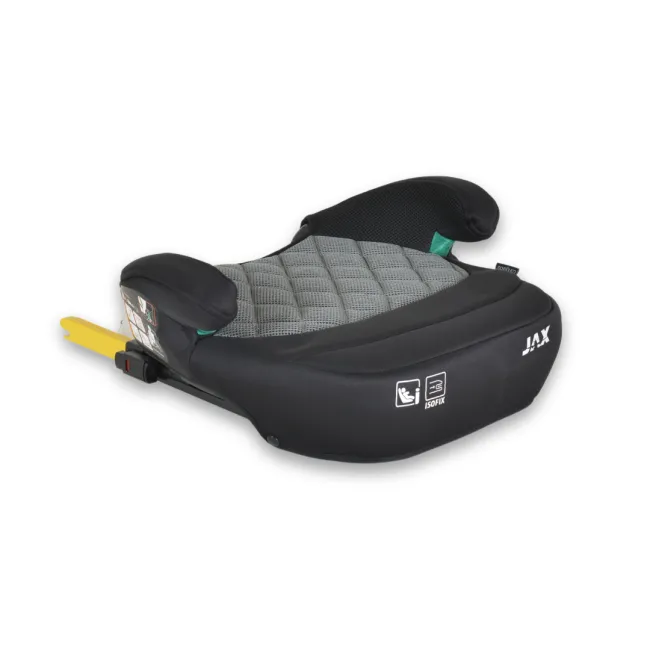 Scaun auto copii Cangaroo Jax 125-150 cm, 6-12 ani, siguranta si confort in masina, Gri/Negru