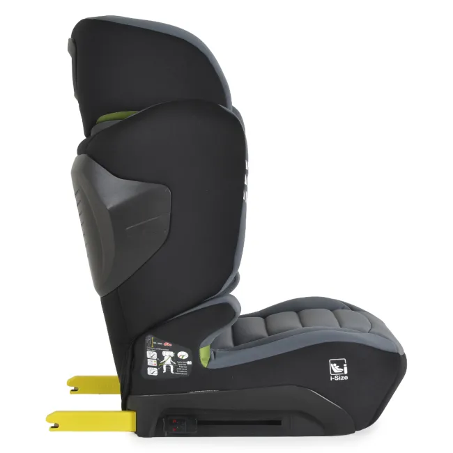 Scaun auto copii Cangaroo Performance 100-150 cm, 4-12 ani, siguranta si confort in masina, Gri/Negru