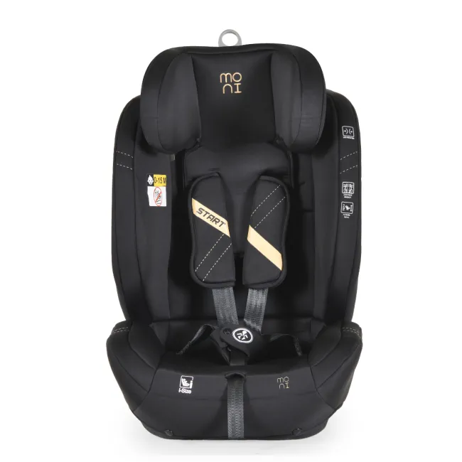 Scaun auto copii Cangaroo START 76-150 cm, 1-12 ani, siguranta si confort in masina, Negru