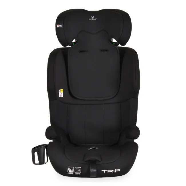 Scaun auto copii Cangaroo Trip 76-150 cm, 1-12 ani, siguranta si confort in masina, Negru