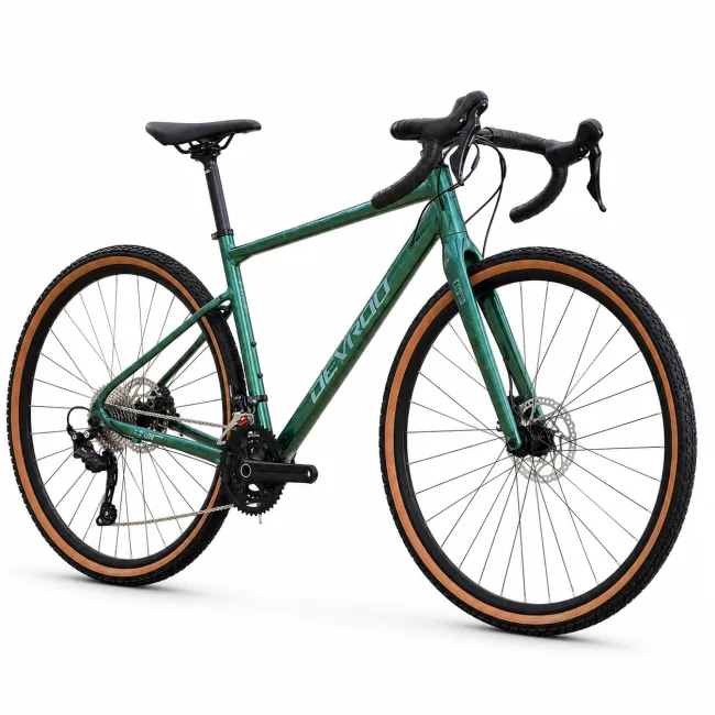 Bicicleta Gravel Devron 1.0 - 28 inch, L, Verde