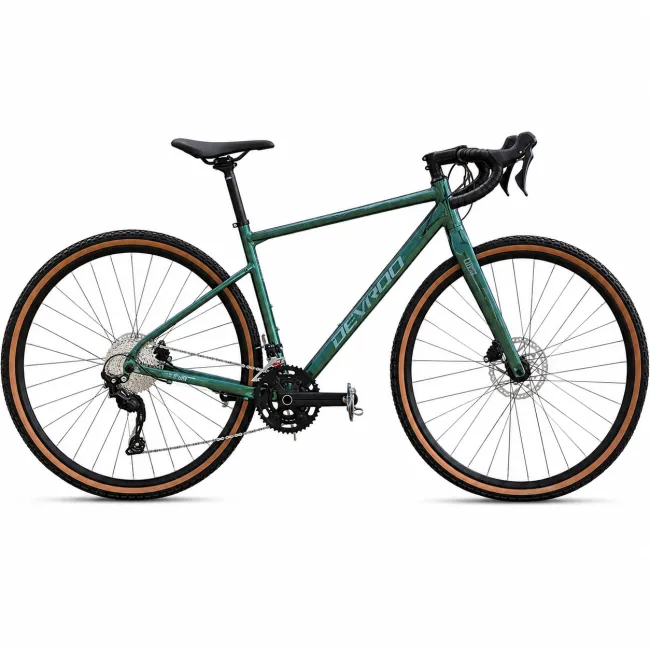 Bicicleta Gravel Devron 1.0 - 28 inch, L, Verde
