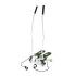 Stepper cu manere HMS S3085, alb-verde