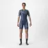 Costum de triatlon cu maneca scurta Castelli Free Sanremo W SS de dama Indigo/Turcoaz S