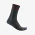 Sosete Castelli Distanza 20 Antracit/Rosu S/M 36-39