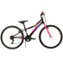 Bicicleta Copii DHS Turbo - 24 Inch, Negru-Roz