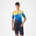 Castelli - costum triatlon cu maneca scurta - Free Sanremo 3 Suit Short Sleeve - alb | negru